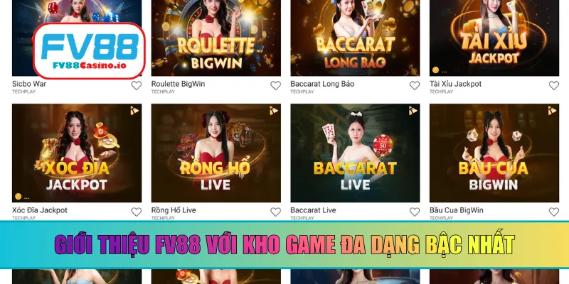 Giới thiệu FV88 với kho game đa dạng bậc nhất